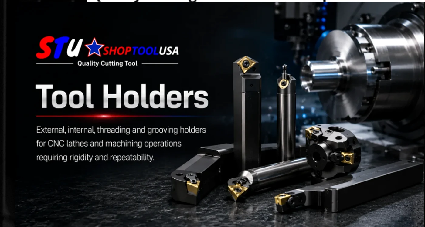 Toolholders, boring bars and indexable drills