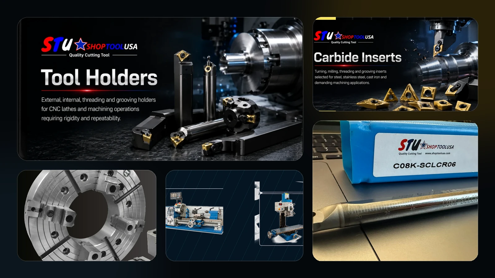 Cutting tools and workholding