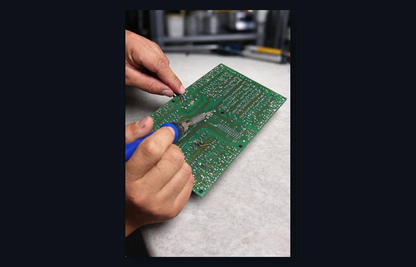 Component-level soldering and electronic repair