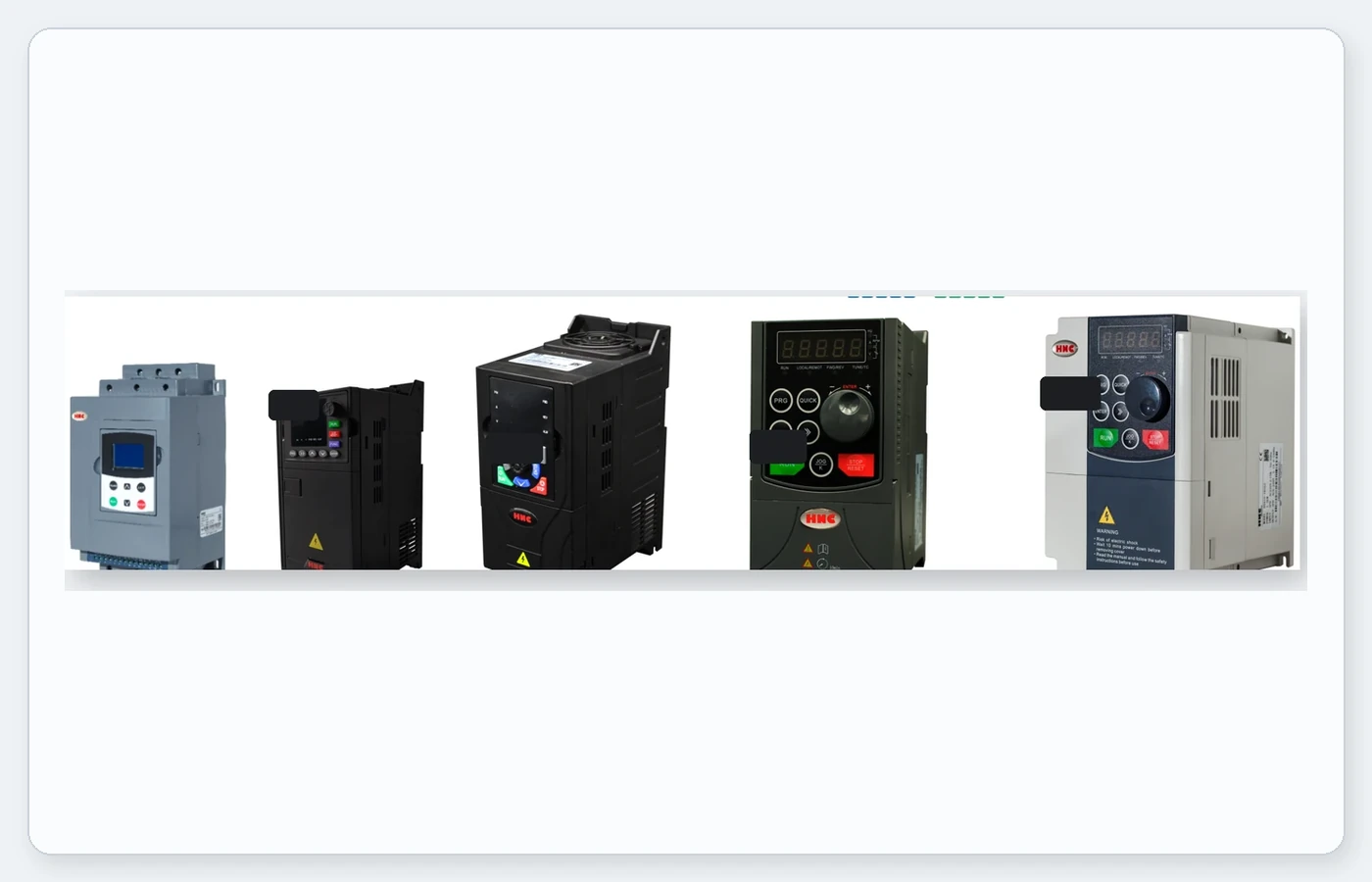 Drives, servos and starters